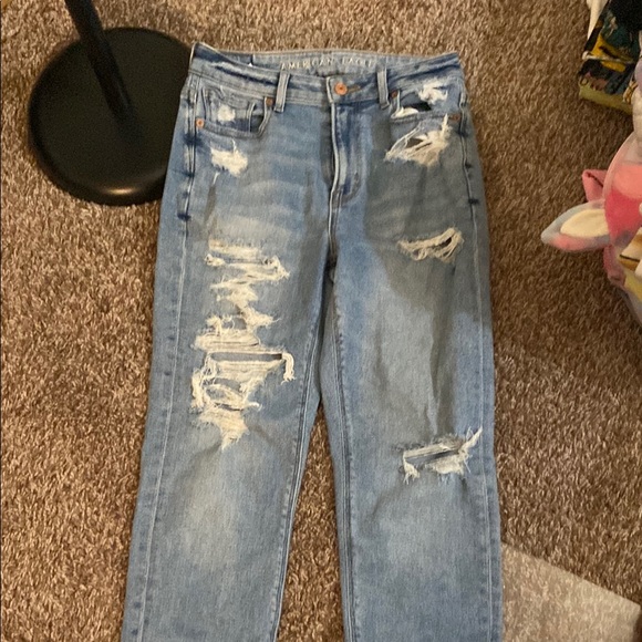American Eagle Outfitters Denim - American Eagle Outfitters Blue Straight Leg Jeans